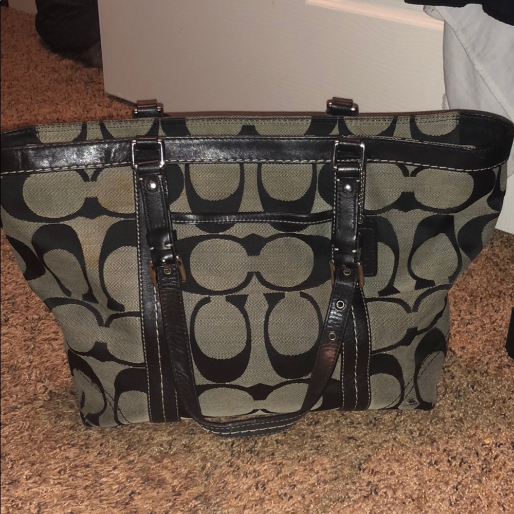Coach tote handbag